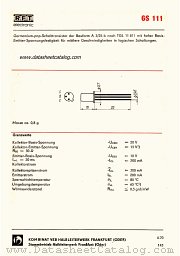 GS111B datasheet pdf RFT