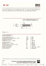 SF121E datasheet pdf RFT