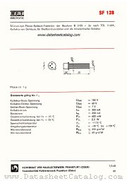 SF128A datasheet pdf RFT