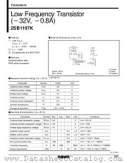 2SB1197K datasheet pdf ROHM
