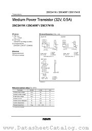 2SC4097 datasheet pdf ROHM