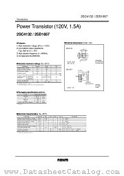 2SC4132 datasheet pdf ROHM