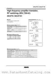 2SC4774 datasheet pdf ROHM