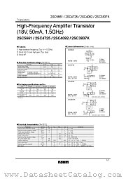 2SC4725 datasheet pdf ROHM