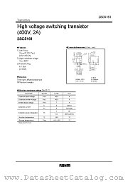 2SC5161 datasheet pdf ROHM