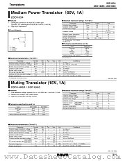 2SD1468S datasheet pdf ROHM