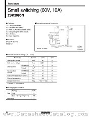 2SK2095N datasheet pdf ROHM