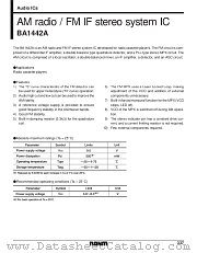 BA1442A datasheet pdf ROHM