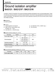 BA3121/F/N datasheet pdf ROHM