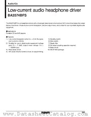 BA3574BFS datasheet pdf ROHM