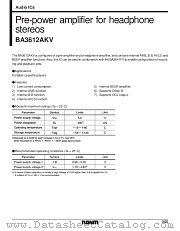 BA3612AKV datasheet pdf ROHM