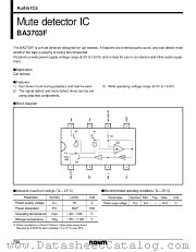 BA3703F datasheet pdf ROHM