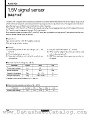 BA3714F datasheet pdf ROHM