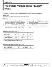 BA3933 datasheet pdf ROHM