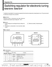 BA6161N/F datasheet pdf ROHM