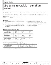 BA6193 datasheet pdf ROHM