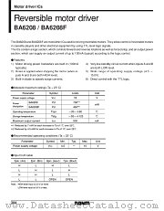 BA6208/F datasheet pdf ROHM
