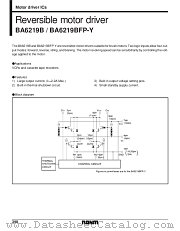 BA6219B/BFP-Y datasheet pdf ROHM