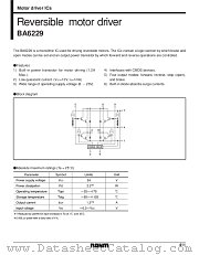 BA6229 datasheet pdf ROHM