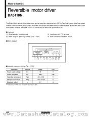 BA6418N datasheet pdf ROHM