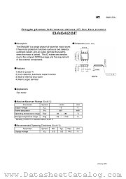 BA6428F datasheet pdf ROHM