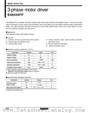 BA6444FP datasheet pdf ROHM