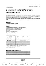BA6780FP-Y datasheet pdf ROHM