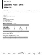 BA6845FS datasheet pdf ROHM