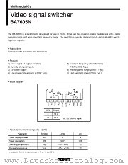 BA7605N datasheet pdf ROHM