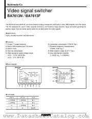 BA7613N/F datasheet pdf ROHM