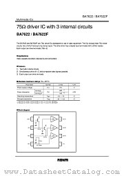 BA7622F datasheet pdf ROHM