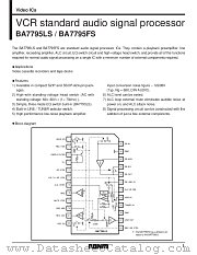 BA7795LS/FS datasheet pdf ROHM