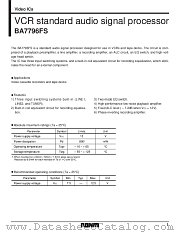BA7796FS datasheet pdf ROHM