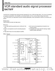 BA7797/F datasheet pdf ROHM
