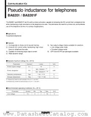BA8201/F datasheet pdf ROHM