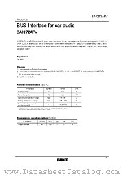BA8272AFV datasheet pdf ROHM