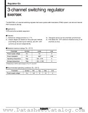 BA9708K datasheet pdf ROHM