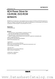 BD7902CFS datasheet pdf ROHM
