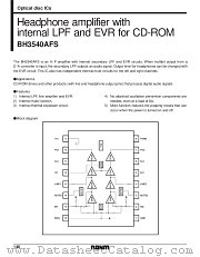 BH3540AFS datasheet pdf ROHM
