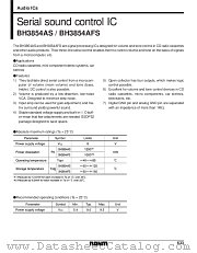 BH3854AS/AFS datasheet pdf ROHM