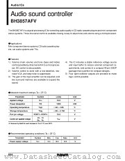 BH3857AFV datasheet pdf ROHM