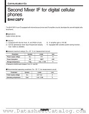BH4128FV datasheet pdf ROHM