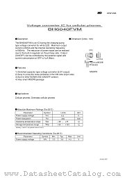 BH6040FVM datasheet pdf ROHM