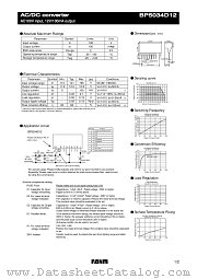 BP5034D12 datasheet pdf ROHM