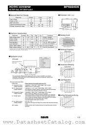BP5034D5 datasheet pdf ROHM