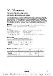 BP5220XA datasheet pdf ROHM