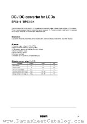 BP5319X datasheet pdf ROHM