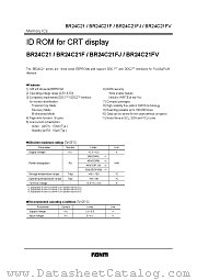 BR24C21/F/FJ/FV datasheet pdf ROHM