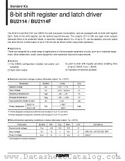 BU2114/F datasheet pdf ROHM