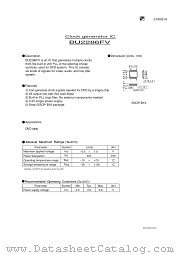 BU2286FV datasheet pdf ROHM
